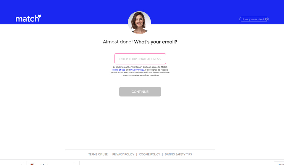 Characteristics of Sign-Up Process and Profile Building